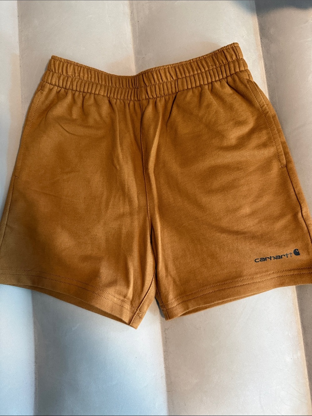 Carhartt Kids Golden Brown Athletic Cotton Shorts